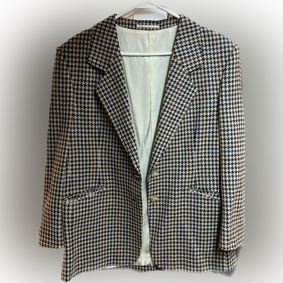 Aquascutum London Houndstooth Blazer - Picture 1 of 2
